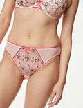 Carissa Embroidery High Leg Knickers