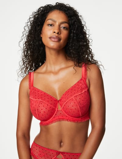 Anna Lace Wired Minimiser Bra