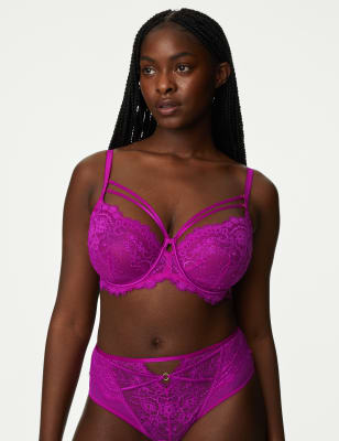 Maya Embroidery Wired Balcony Bra A-E