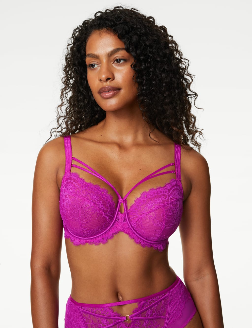 Blanca Lace Wired Balcony Bra F-H image 1