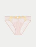 Abella Embroidery High Leg Knickers