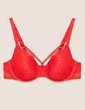 Scallop Lace Padded Full Cup Bra A-E