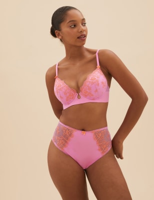 

Boutique Sujetador balconette con aros y bordado de flores para copa A-EWomens - Pink Mix, Pink Mix