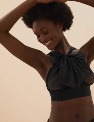 M&S Boutique X Damaris Embroidered Non Wired Bralette UK 10/14/18