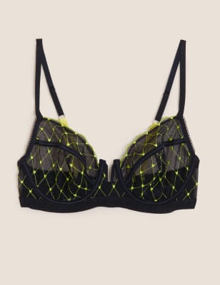 

Boutique Sujetador de copa completa Lucia con bordado de corazones para copa A-EWomens - Black Mix, Black Mix