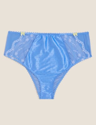 Evaline High Waisted Brazilian Knickers
