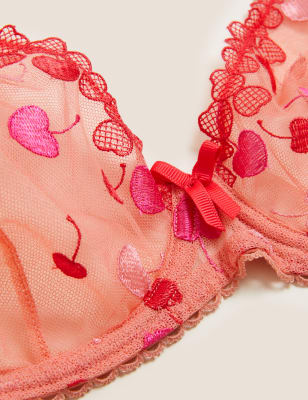 

Womens Boutique Plunge-BH mit Stickerei „Christelle“ (A-E) - Orange Mix, Orange Mix
