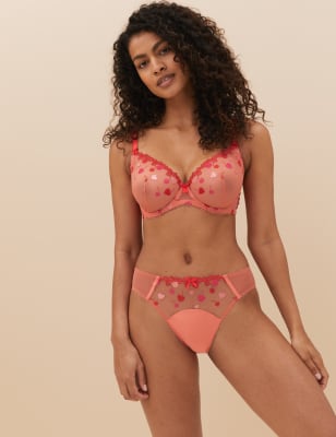 

Boutique Sujetador escotado con aros y bordado Christelle para copa F-HWomens - Orange Mix, Orange Mix