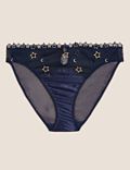 Astrid Embroidery High Leg Knickers