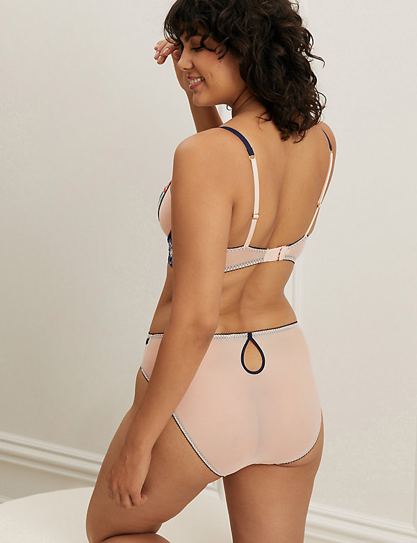 Isabella High Waisted High Leg Knickers - OM