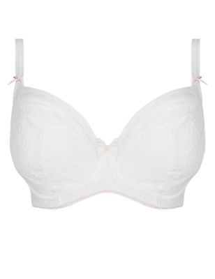 Corded Lace Non-Padded Underwired Balcony Bra DD-GG | Limited ...