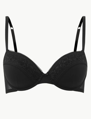Lace Padded Balcony Bra A-E | M&S Collection | M&S