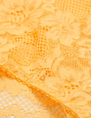 

Womens B by Boutique Meia Lace Miami Knickers - Yellow, Yellow