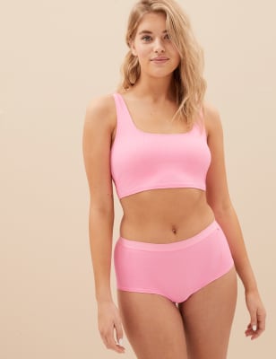 

Womens B by Boutique Hoch geschnittener Boy-Shorts-Slip „Meia“ - Pink, Pink