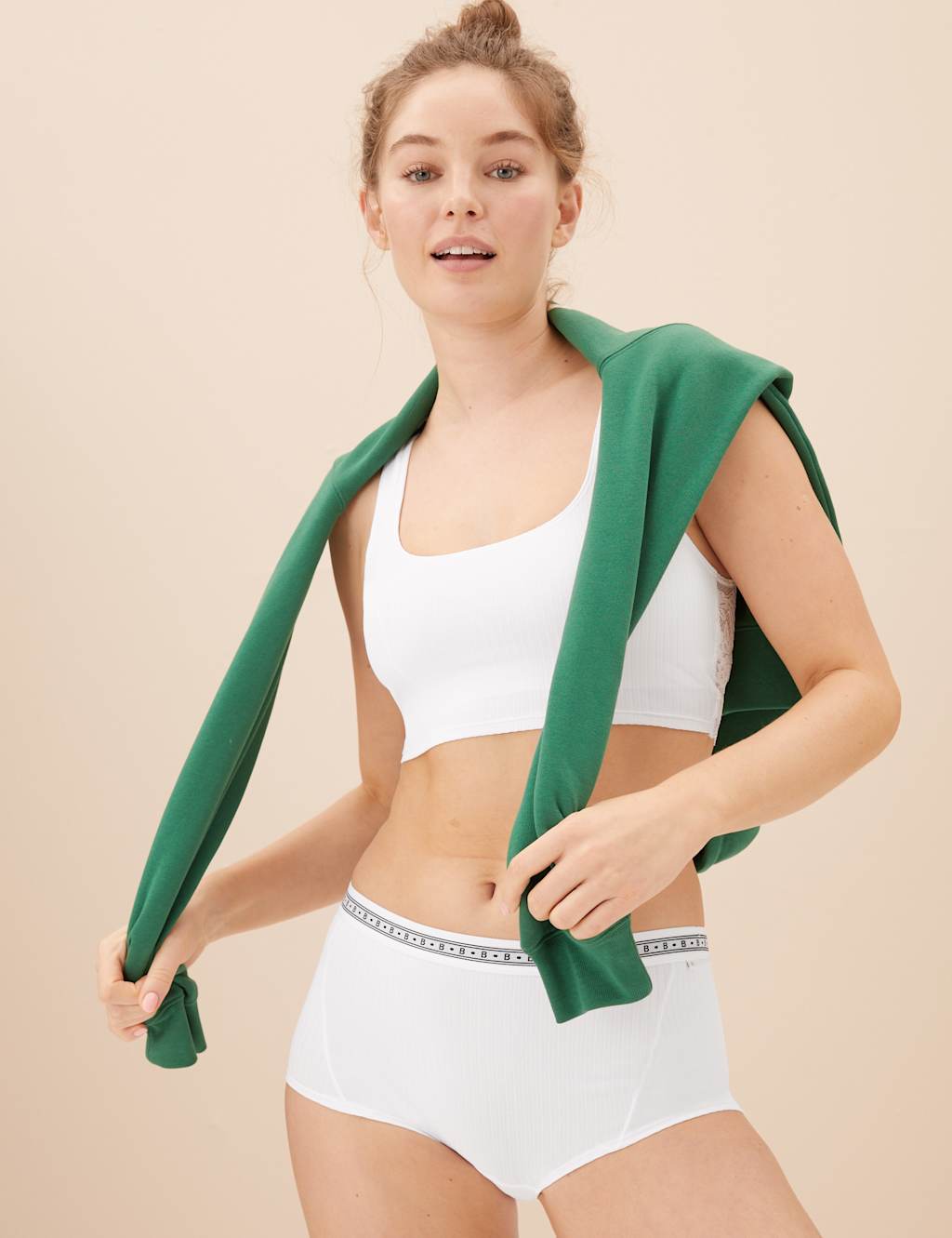 Meia High Waisted Boy Shorts image 4