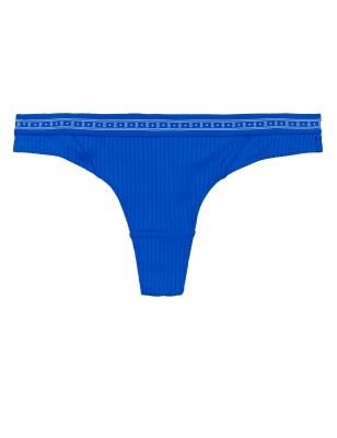 

Womens B by Boutique Meia Rib Thong - Cobalt, Cobalt