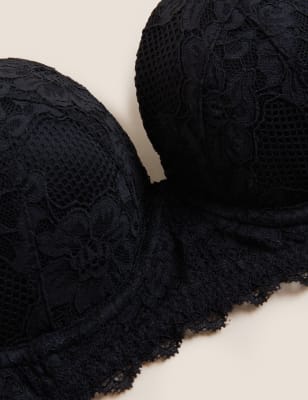 

B by Boutique Sujetador push up con aros Meia para copa A-EWomens - Black, Black