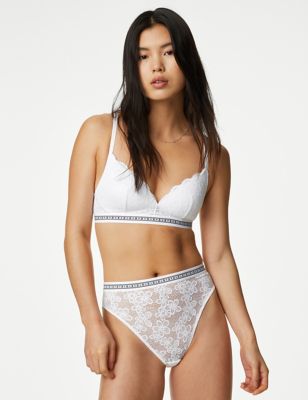 Cleo Lace Non Wired Plunge Bra Set