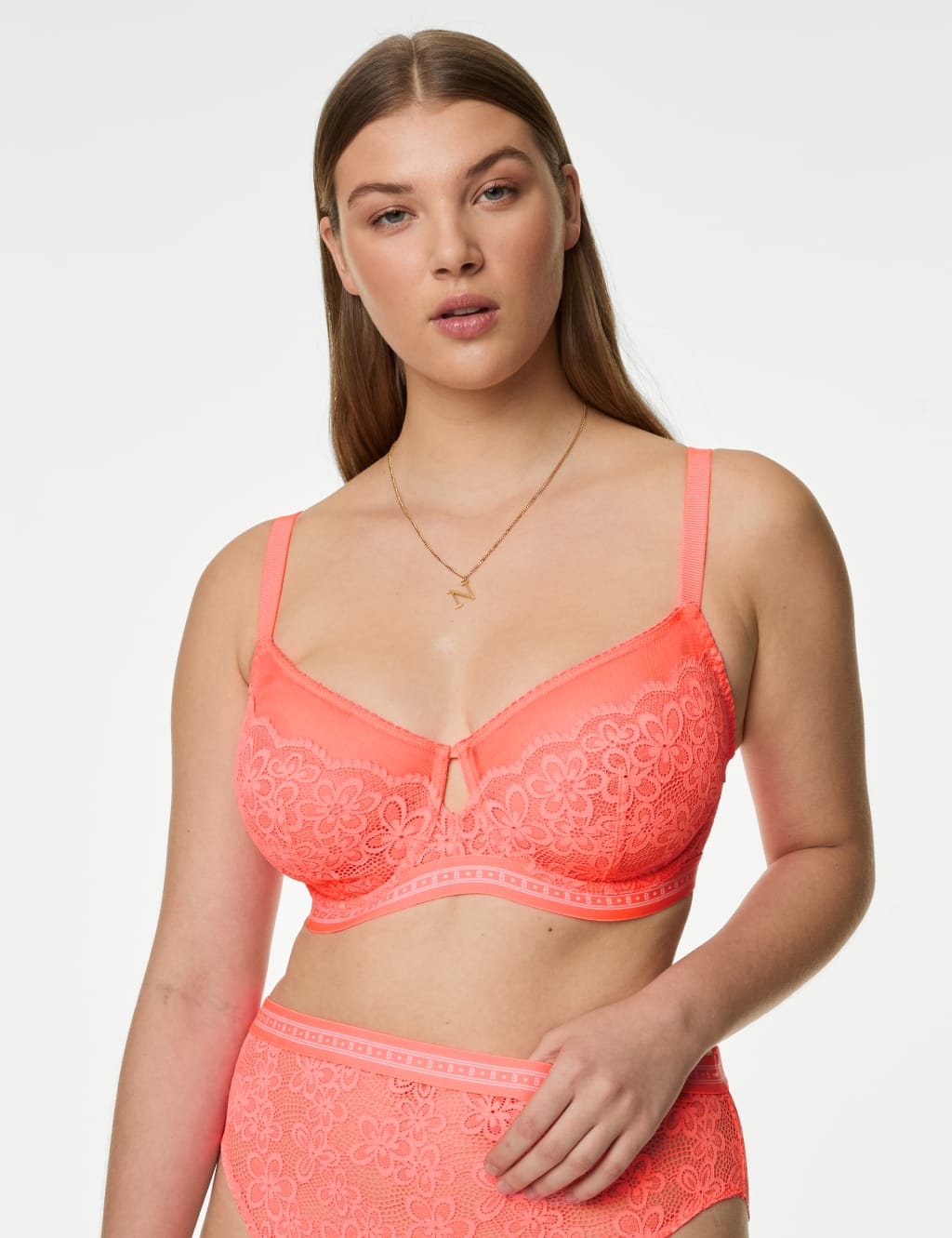 Cleo Lace Wired Minimiser Bra