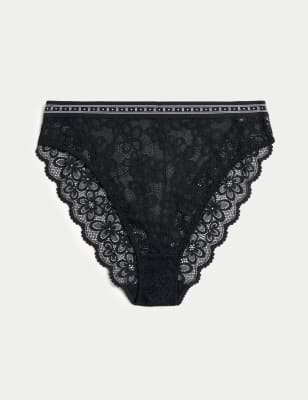 Cleo Lace High Waisted High Leg Knickers