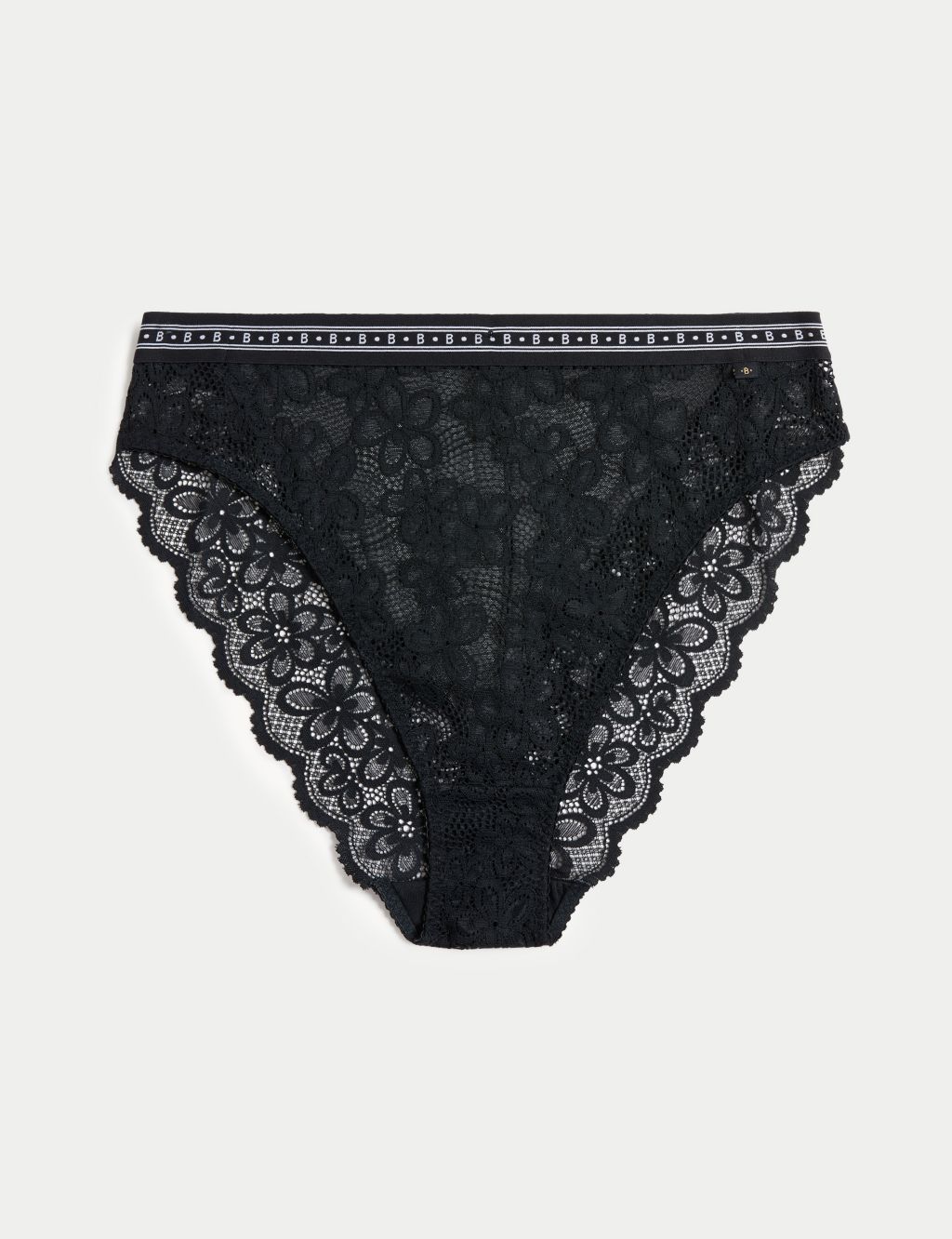 Cleo Lace High Waisted High Leg Knickers image 2