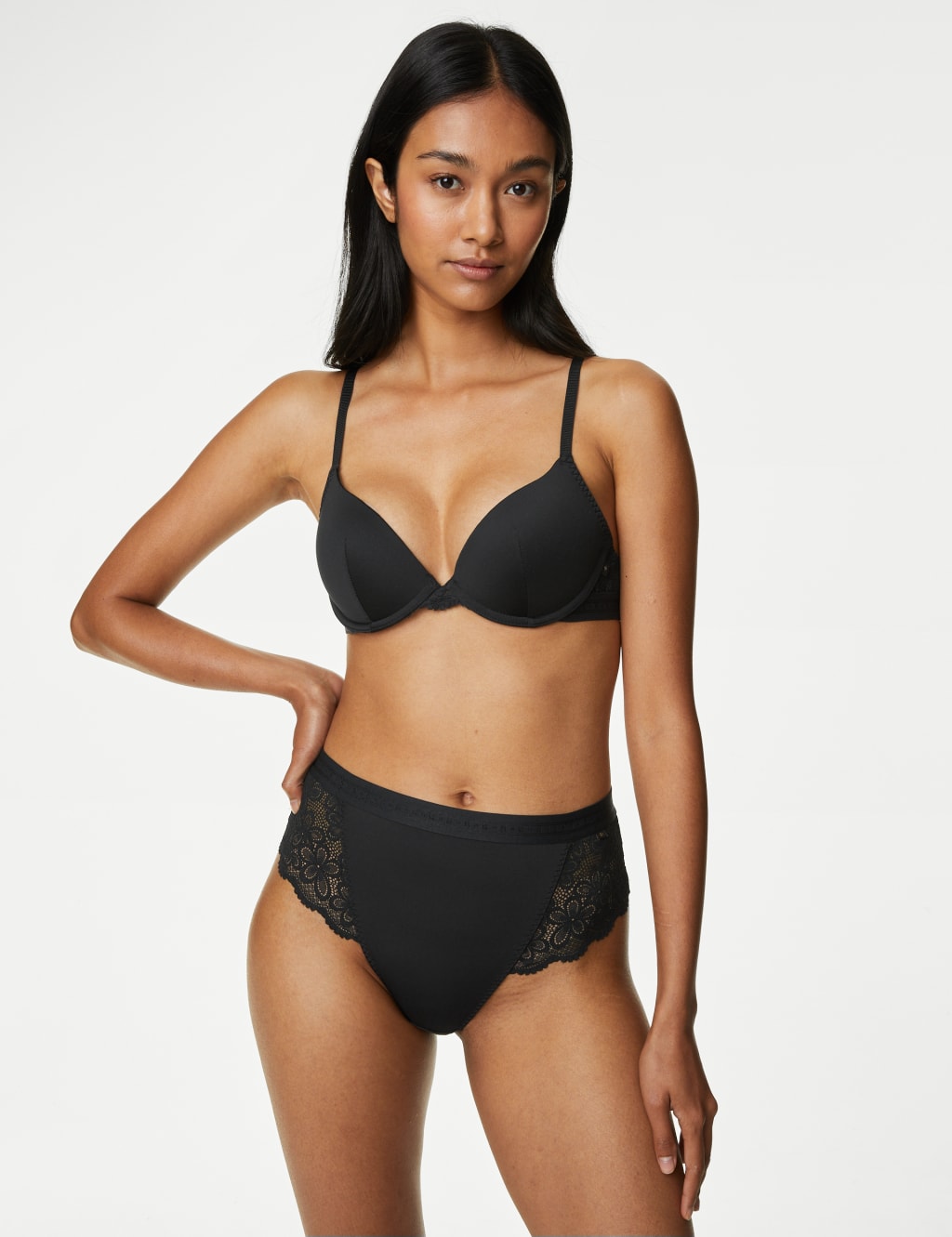 Cleo High Waisted Brazilian Knickers image 1