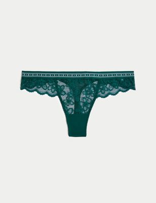 Cleo Lace Low Rise Thong