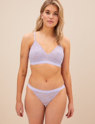 

Womens B by Boutique Tanga mit Mesh „Gisella“ - Lilac, Lilac