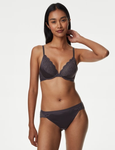 Ines Satin Brazilian Knickers