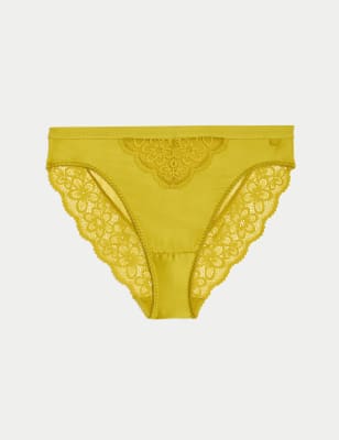 Ines Satin High Leg Knickers