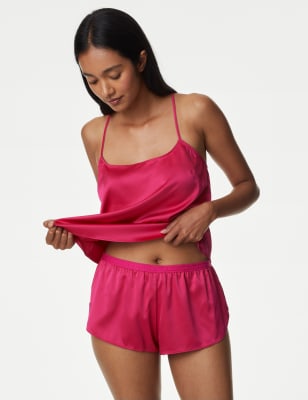 Satin Camisole Set with French Knickers – Afford The Style