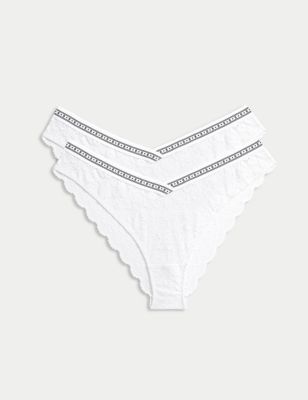 2pk Cleo Lace Miami Knickers | B by Boutique | M&S