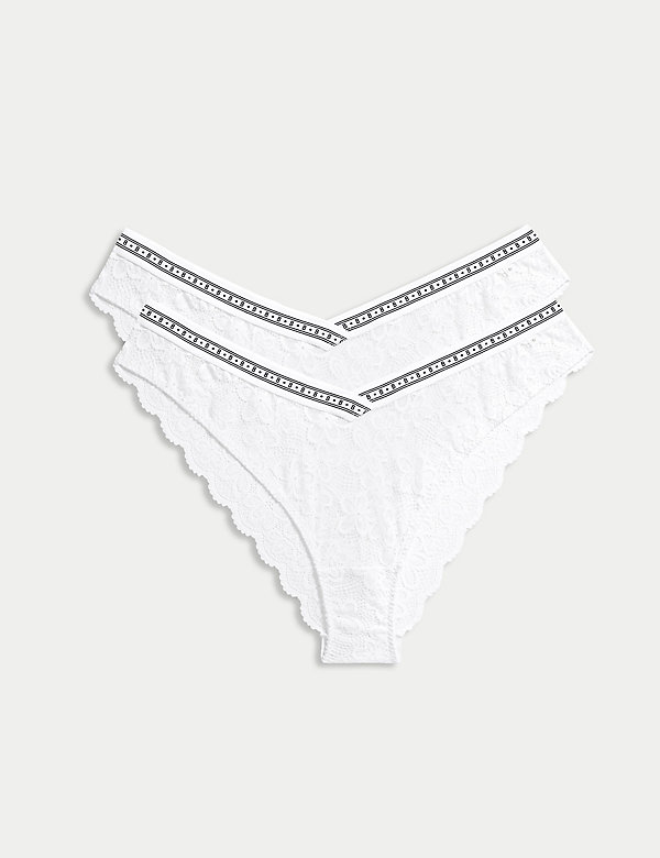 2pk Cleo Lace Miami Knickers - PT