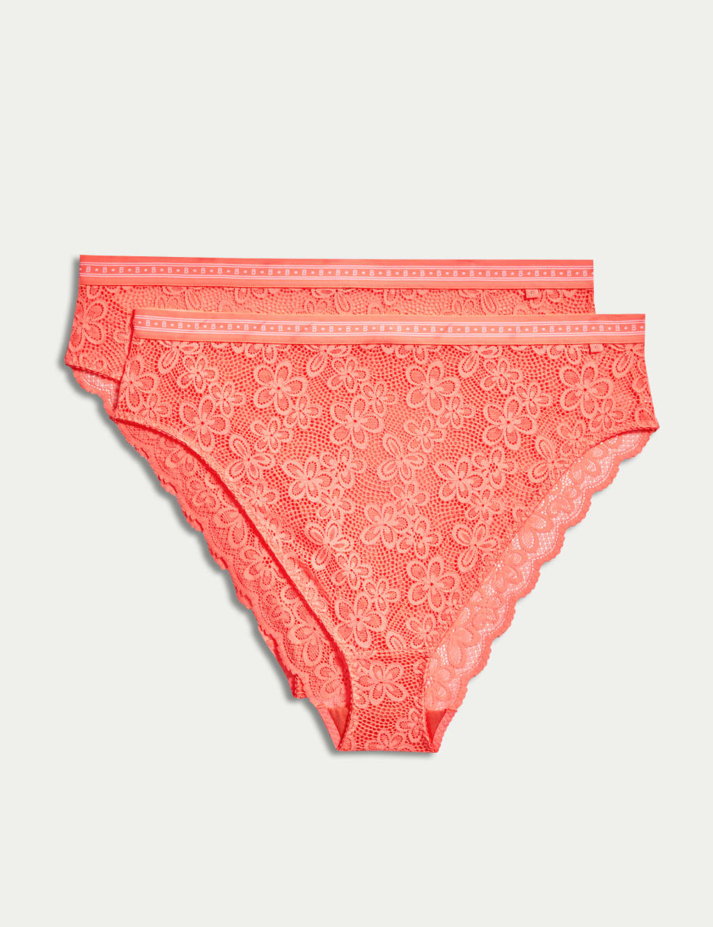 Shop HighWaisted MultiPack Knickers at M&S