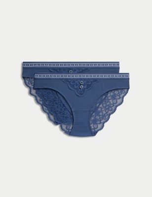 Cleo Lace High Waisted High Leg Knickers