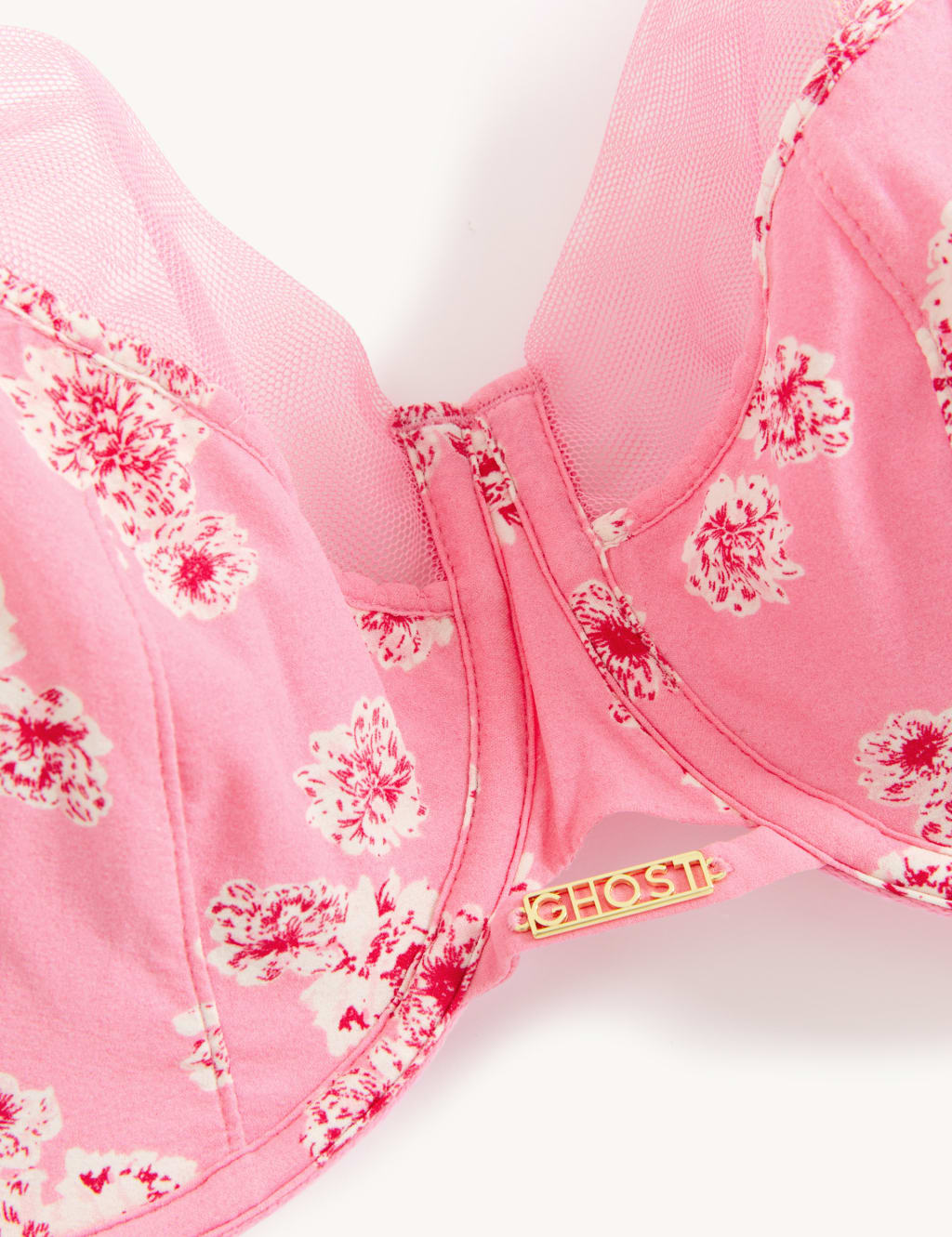 Floral Print Wired Full Cup Bra F-H image 6