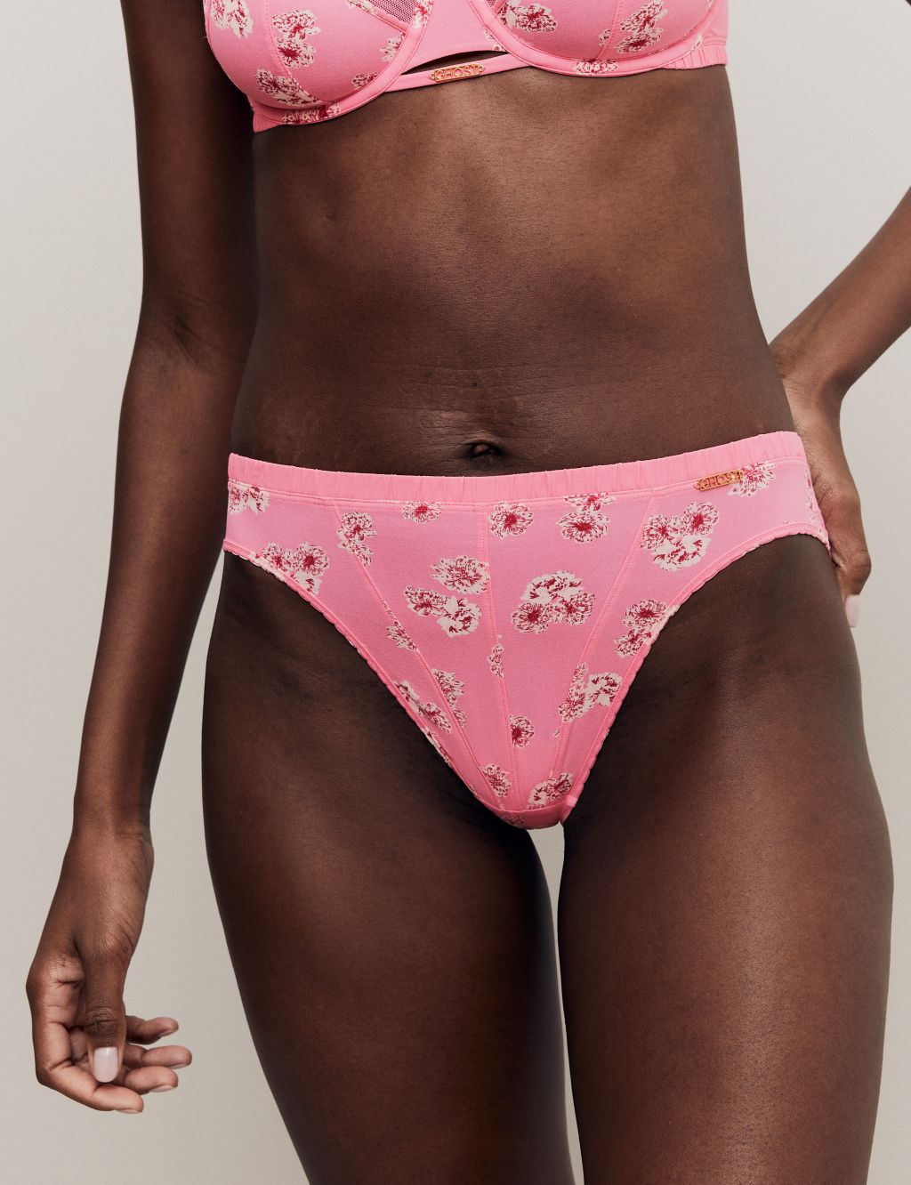 Floral Print High Leg Knickers image 2