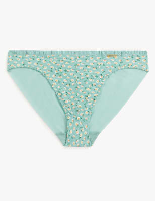 Floral Print High Leg Knickers