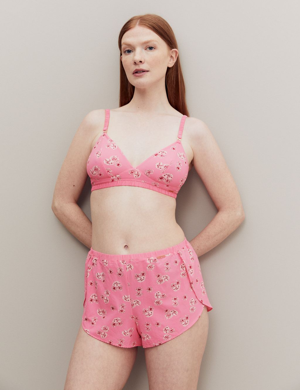 Floral Print High Waisted French Knickers image 1