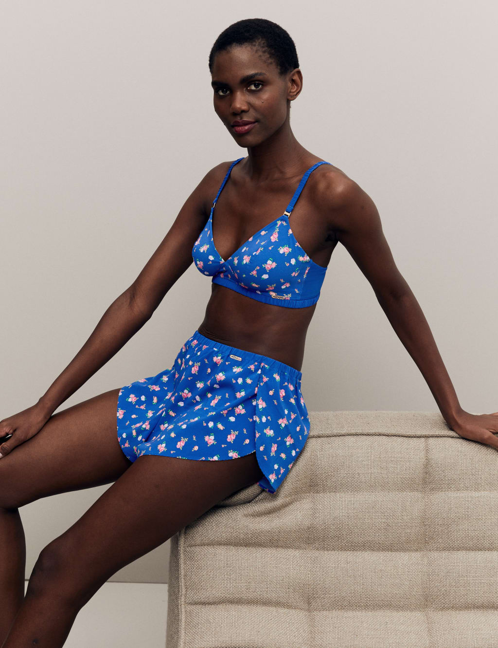 Floral Print Non Wired Bralette A-E image 4