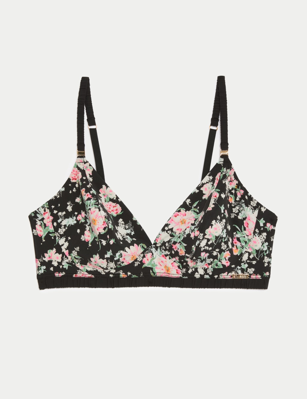 Zandra Floral Print Non Wired Bralette A-E image 2