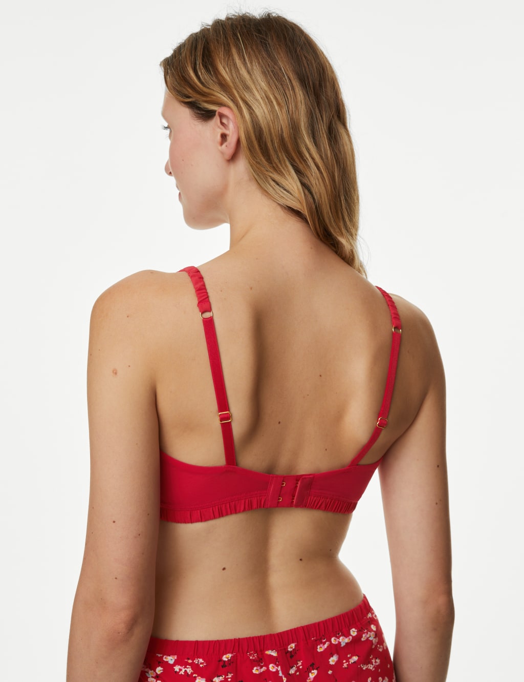 Tammy Floral Print Non Wired Bralette A-E image 4