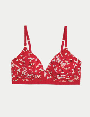 Tammy Floral Print Non Wired Bralette A-E