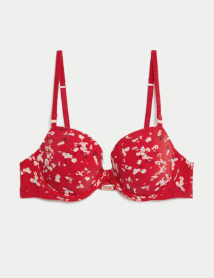 Tammy Floral Print Wired Balcony Bra A-E