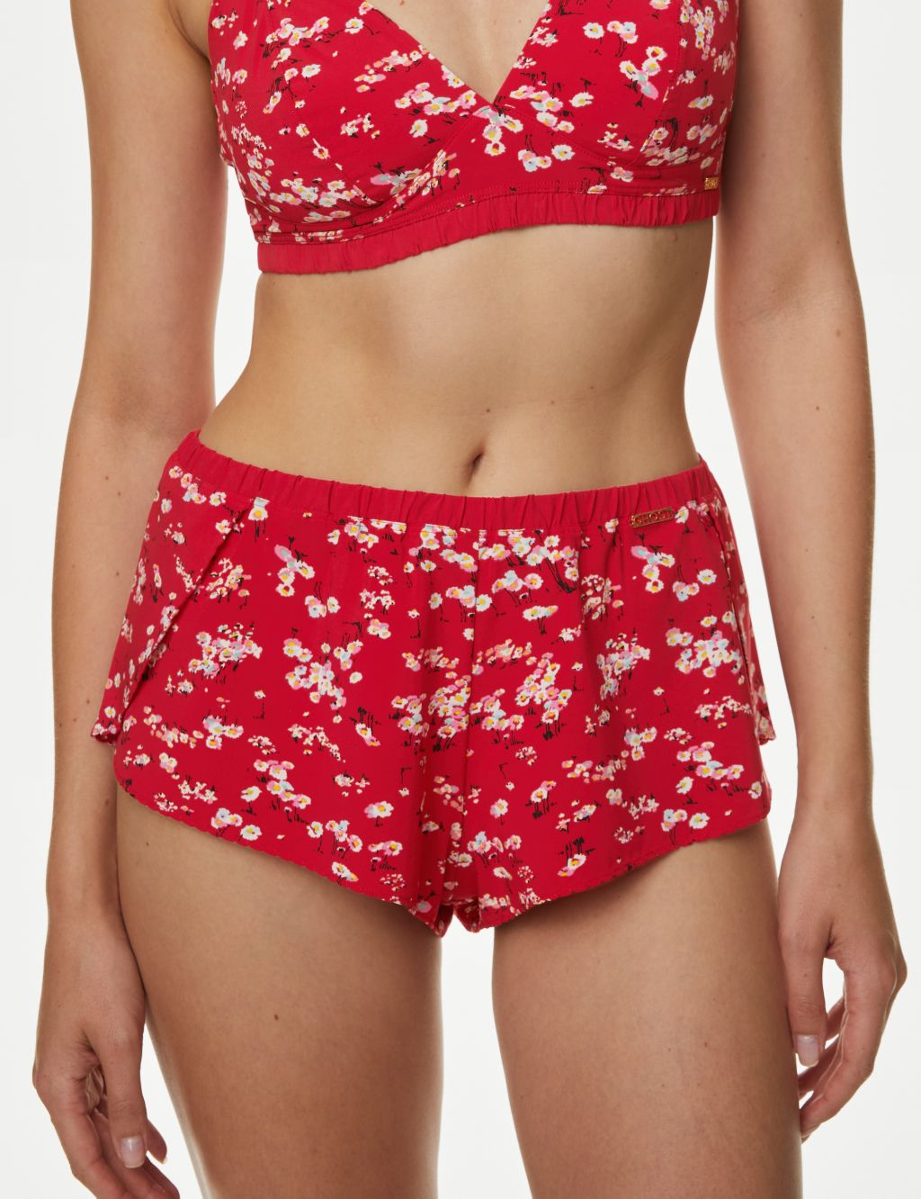 Tammy Floral High Waisted French Knickers image 3