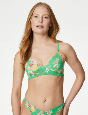 

M&S X GHOST Corpiño estampado sin aros AnnieWomens - Green Mix, Green Mix