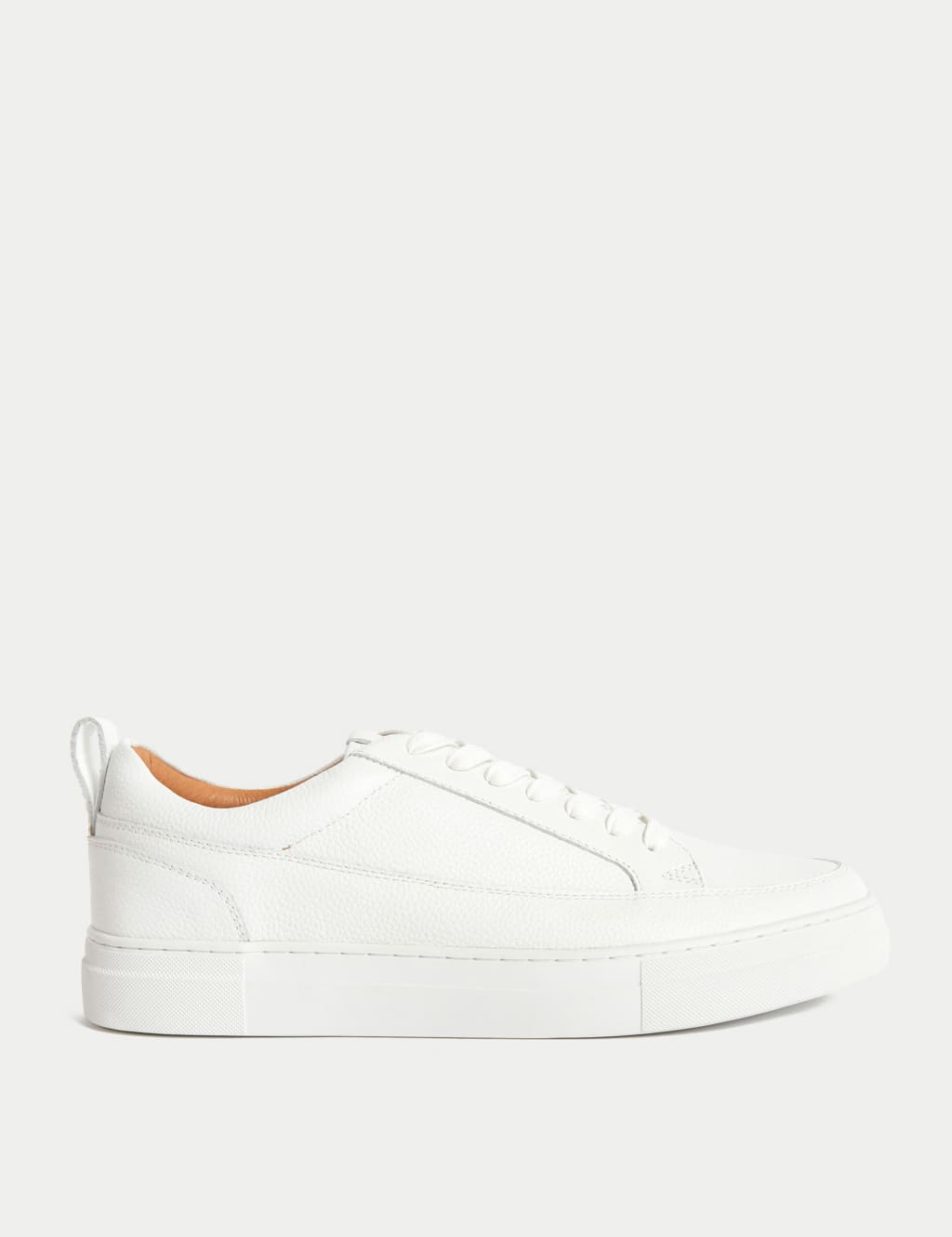 Leather Lace Up Trainers image 1