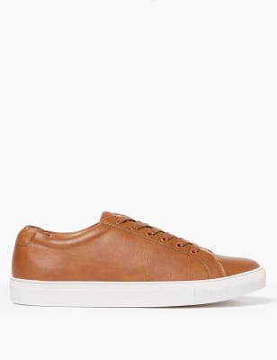 

Mens M&S Collection Lace-Up Trainers - Dark Tan, Dark Tan