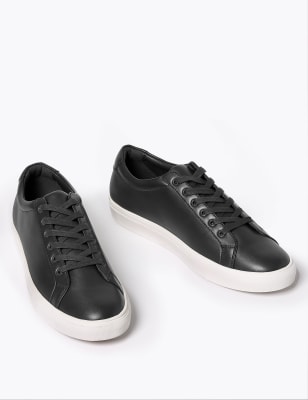 

Mens M&S Collection Turnschuhe mit Schnürung - Black, Black