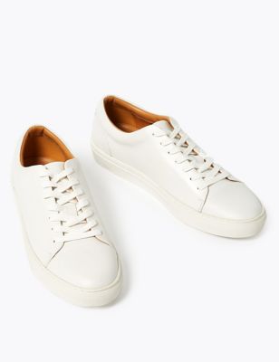 M&S Mens Leather Trainers